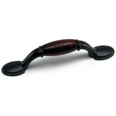 First Family 3 Inch Center to Center Cherry/Oil Rubbed Bronze Cabinet Pull First Family 3 Inch Center to Center Cherry/Oil Rubbed Bronze Cabinet Pull