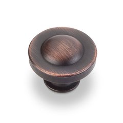 Cordova 1-1/4 Inch Diameter Dark Brushed Antique Copper Cabinet Knob Cordova 1-1/4 Inch Diameter Dark Brushed Antique Copper Cabinet Knob
