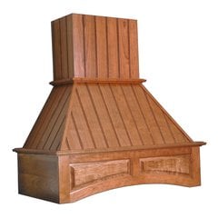 30" Wide Arched Nantucket Range Hood-Maple 30" Wide Arched Nantucket Range Hood-Maple