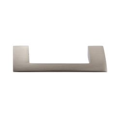 Angled Drop Pull 3 inch Center to Center Brushed Nickel Angled Drop Pull 3 inch Center to Center Brushed Nickel