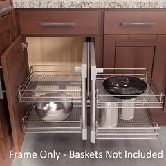 Flex Corner Frame Only For 36 inch Cabinet Silver Flex Corner Frame Only For 36 inch Cabinet Silver