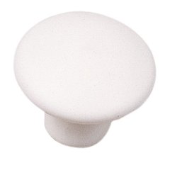 Mesa 1-3/8 Inch Diameter Matte White Cabinet Knob Mesa 1-3/8 Inch Diameter Matte White Cabinet Knob