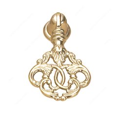 Empire 1-5/16 Inch Diameter Brass Cabinet Ring Pull Empire 1-5/16 Inch Diameter Brass Cabinet Ring Pull