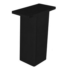 The Plaza Countertop Post Support 5" High Gloss Black The Plaza Countertop Post Support 5" High Gloss Black