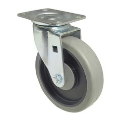 Thermoplastic Rubber Caster with Swivel - Grey Thermoplastic Rubber Caster with Swivel - Grey