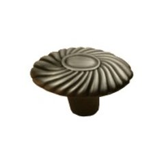 Orchid 1-5/8 Inch Diameter Antique Pewter Cabinet Knob Orchid 1-5/8 Inch Diameter Antique Pewter Cabinet Knob