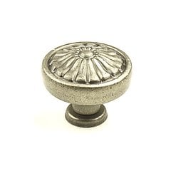 Hartford 1-1/4 Inch Diameter Aged Pewter Cabinet Knob Hartford 1-1/4 Inch Diameter Aged Pewter Cabinet Knob
