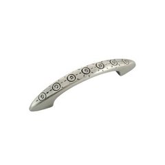 Sunswirl 3 Inch Center to Center Satin Antique Nickel Cabinet Pull Sunswirl 3 Inch Center to Center Satin Antique Nickel Cabinet Pull