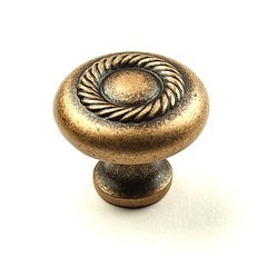 Aztec 1-1/4 Inch Diameter Antique Copper Cabinet Knob Aztec 1-1/4 Inch Diameter Antique Copper Cabinet Knob