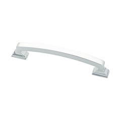 Classic Edge Pull 5-1/16 inch Center to Center Polished Chrome Classic Edge Pull 5-1/16 inch Center to Center Polished Chrome