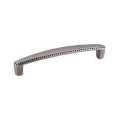 Lindos 5-1/16 Inch Center to Center Brushed Pewter Cabinet Pull Lindos 5-1/16 Inch Center to Center Brushed Pewter Cabinet Pull