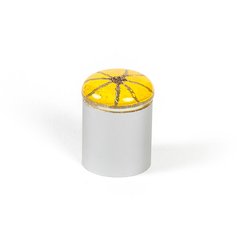 Radiants 3/4 Inch Diameter Yellow Cabinet Knob Radiants 3/4 Inch Diameter Yellow Cabinet Knob