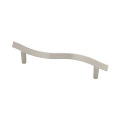 Fusilli 3-3/4 Inch Center to Center Satin Nickel Cabinet Pull Fusilli 3-3/4 Inch Center to Center Satin Nickel Cabinet Pull