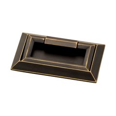 Campaign External Mount Pull 3 inch Center to Center Bronze with Gold Highlight Campaign External Mount Pull 3 inch Center to Center Bronze with Gold Highlight