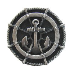 Tropical 1-5/16 Inch Diameter Antique Pewter Cabinet Knob Tropical 1-5/16 Inch Diameter Antique Pewter Cabinet Knob