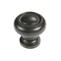 Cottage 1-1/4 Inch Diameter Oil Rubbed Bronze Cabinet Knob Cottage 1-1/4 Inch Diameter Oil Rubbed Bronze Cabinet Knob