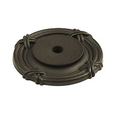 Georgian 1-1/2 Inch Diameter Oil Rubbed Bronze Back-plate Georgian 1-1/2 Inch Diameter Oil Rubbed Bronze Back-plate