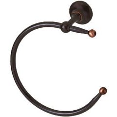Ravello 8 Inch Premium Solid Brass Towel Ring - Oil Rubbed Bronze Ravello 8 Inch Premium Solid Brass Towel Ring - Oil Rubbed Bronze