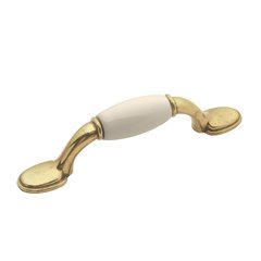 Tranquility 3 Inch Center to Center Lancaster Hand Polished Light Almond Cabinet Pull Tranquility 3 Inch Center to Center Lancaster Hand Polished Light Almond Cabinet Pull