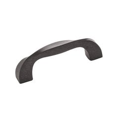 Twist Pull 3 inch Center to Center Black Iron Twist Pull 3 inch Center to Center Black Iron
