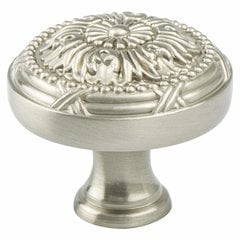 Toccata 1-1/2 Inch Diameter Brushed Nickel Cabinet Knob Toccata 1-1/2 Inch Diameter Brushed Nickel Cabinet Knob