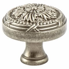 Toccata 1-1/2 Inch Diameter Weathered Nickel Cabinet Knob Toccata 1-1/2 Inch Diameter Weathered Nickel Cabinet Knob