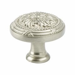 Toccata 1-1/4 Inch Diameter Brushed Nickel Cabinet Knob Toccata 1-1/4 Inch Diameter Brushed Nickel Cabinet Knob