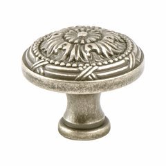 Plymouth 1-1/4 Inch Diameter Weathered Nickel Cabinet Knob Plymouth 1-1/4 Inch Diameter Weathered Nickel Cabinet Knob