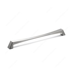 Bridges 12-5/8 Inch Center to Center Brushed Nickel Cabinet Pull Bridges 12-5/8 Inch Center to Center Brushed Nickel Cabinet Pull