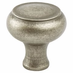 Forte 1-1/4 Inch Diameter Weathered Nickel Cabinet Knob Forte 1-1/4 Inch Diameter Weathered Nickel Cabinet Knob