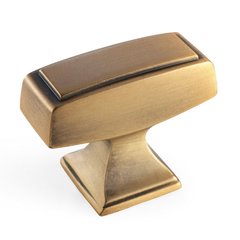 Mulholland 1-1/2 Inch Diameter Gilded Bronze Cabinet Knob Mulholland 1-1/2 Inch Diameter Gilded Bronze Cabinet Knob