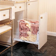 HRV Series 12" Wire Hamper White HRV Series 12" Wire Hamper White