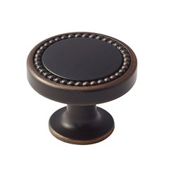 Carolyne 1-3/8 Inch Diameter Oil Rubbed Bronze Cabinet Knob Carolyne 1-3/8 Inch Diameter Oil Rubbed Bronze Cabinet Knob
