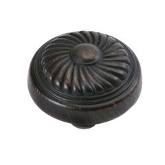 French Country Knob 1-1/4 inch Diameter Vintage Bronze French Country Knob 1-1/4 inch Diameter Vintage Bronze