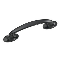 Luna 3 Inch Center to Center Matte Black Cabinet Pull Luna 3 Inch Center to Center Matte Black Cabinet Pull