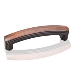Delgado 3-3/4 Inch Center to Center Dark Brushed Antique Copper Cabinet Pull Delgado 3-3/4 Inch Center to Center Dark Brushed Antique Copper Cabinet Pull