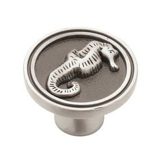Seaside Cottage 1-3/8 Inch Diameter Brushed Satin Pewter Cabinet Knob Seaside Cottage 1-3/8 Inch Diameter Brushed Satin Pewter Cabinet Knob