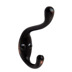 Amerock Medium Coat and Hat Hook-Oil Rubbed Bronze Amerock Medium Coat and Hat Hook-Oil Rubbed Bronze