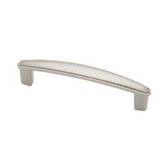 Contempo 3-3/4 Inch Center to Center Satin Nickel Cabinet Pull Contempo 3-3/4 Inch Center to Center Satin Nickel Cabinet Pull