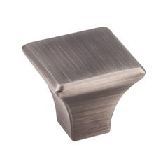 Marlo Knob 1-1/8" Long Brushed Pewter Marlo Knob 1-1/8" Long Brushed Pewter