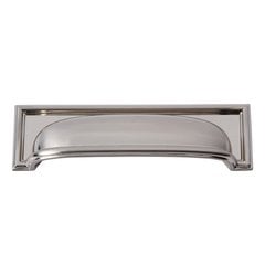 Campaign Rope Cup Pull 3-3/4 inch Center to Center Brushed Nickel Campaign Rope Cup Pull 3-3/4 inch Center to Center Brushed Nickel