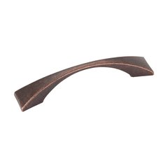 Glendale 3-3/4 Inch Center to Center Dark Machined Antique Copper Cabinet Pull Glendale 3-3/4 Inch Center to Center Dark Machined Antique Copper Cabinet Pull