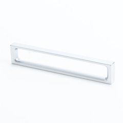 Dual 5-1/16 Inch Center to Center Dull Chrome Cabinet Pull Dual 5-1/16 Inch Center to Center Dull Chrome Cabinet Pull