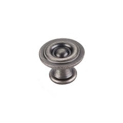 Syracuse 1-3/16 Inch Diameter Brushed Pewter Cabinet Knob Syracuse 1-3/16 Inch Diameter Brushed Pewter Cabinet Knob
