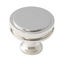 Oberon 1-3/8 Inch Diameter Polished Nickel Cabinet Knob Oberon 1-3/8 Inch Diameter Polished Nickel Cabinet Knob