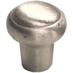 Ovale 1-3/8 Inch Diameter Antique Silver Cabinet Knob Ovale 1-3/8 Inch Diameter Antique Silver Cabinet Knob