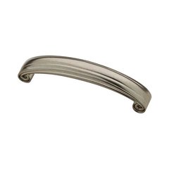 Abella 4 Inch Center to Center Bedford Nickel Cabinet Pull Abella 4 Inch Center to Center Bedford Nickel Cabinet Pull