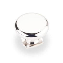 Belcastel 1 1-3/8 Inch Diameter Polished Nickel Cabinet Knob Belcastel 1 1-3/8 Inch Diameter Polished Nickel Cabinet Knob