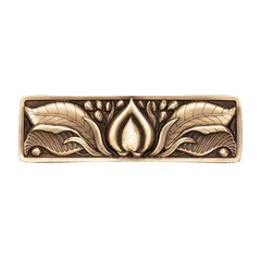 Hope Blossom 3 Inch Center to Center Antique Brass Cabinet Pull Hope Blossom 3 Inch Center to Center Antique Brass Cabinet Pull