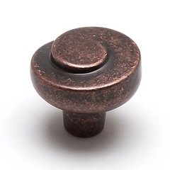 Sonata 1-3/16 Inch Diameter Rustic Copper Cabinet Knob Sonata 1-3/16 Inch Diameter Rustic Copper Cabinet Knob